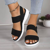 Low Wedge Beach Sandals CHICSTEPS