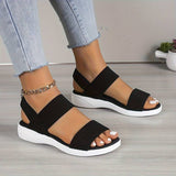 Low Wedge Beach Sandals CHICSTEPS