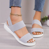 Low Wedge Beach Sandals CHICSTEPS