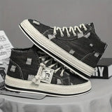 Distressed High Top Sneakers CHICSTEPS