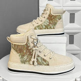 High Top Canvas Sneakers CHICSTEPS