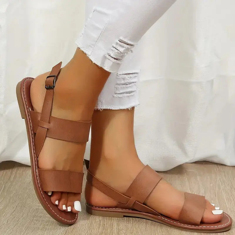 Roman Style Flat Sandals CHICSTEPS