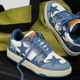 Stars Casual All Match Denim Sneakers CHICSTEPS