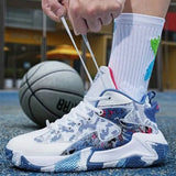 Trendy Graffiti Basketball Shoes CHICSTEPS