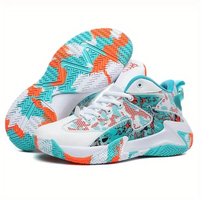 Trendy Graffiti Basketball Shoes CHICSTEPS