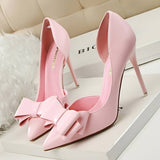 Stylish Slip On Heels CHICSTEPS